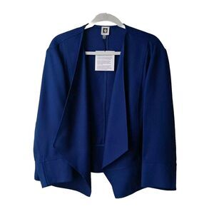Anne Klein Magritte Blue Open Front Cardigan Sweater  Women's Size XL /MSRP $129